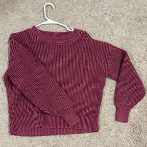 Thick warm old navy cropped sweater